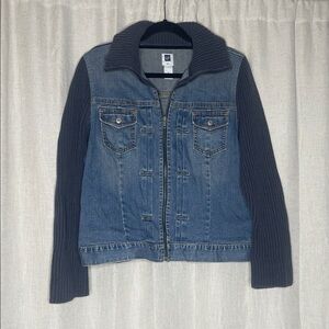 GAP Denim Jacket with dark grey/ blue  Sleeves